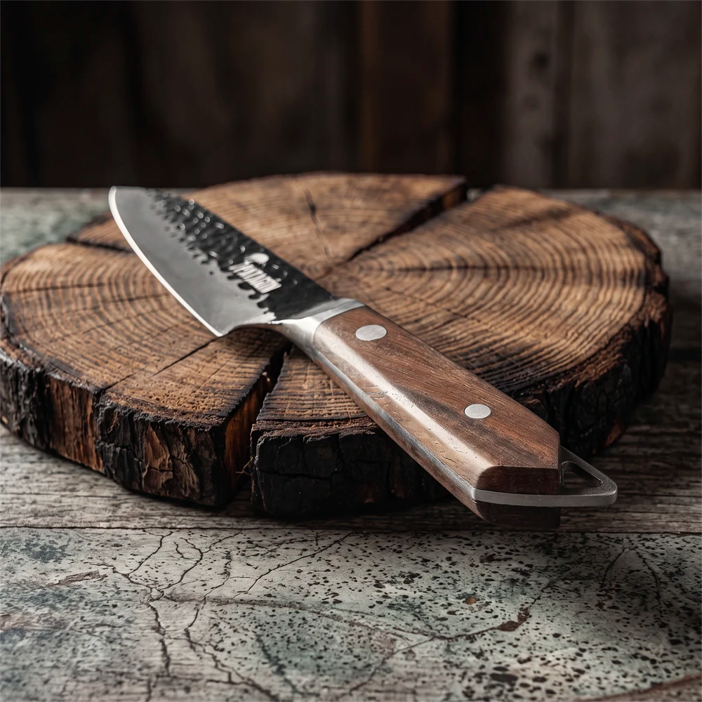 Cuchillo Kiritsuke Martillado hoja 18 cm PATAGÓN - PIÑÓN