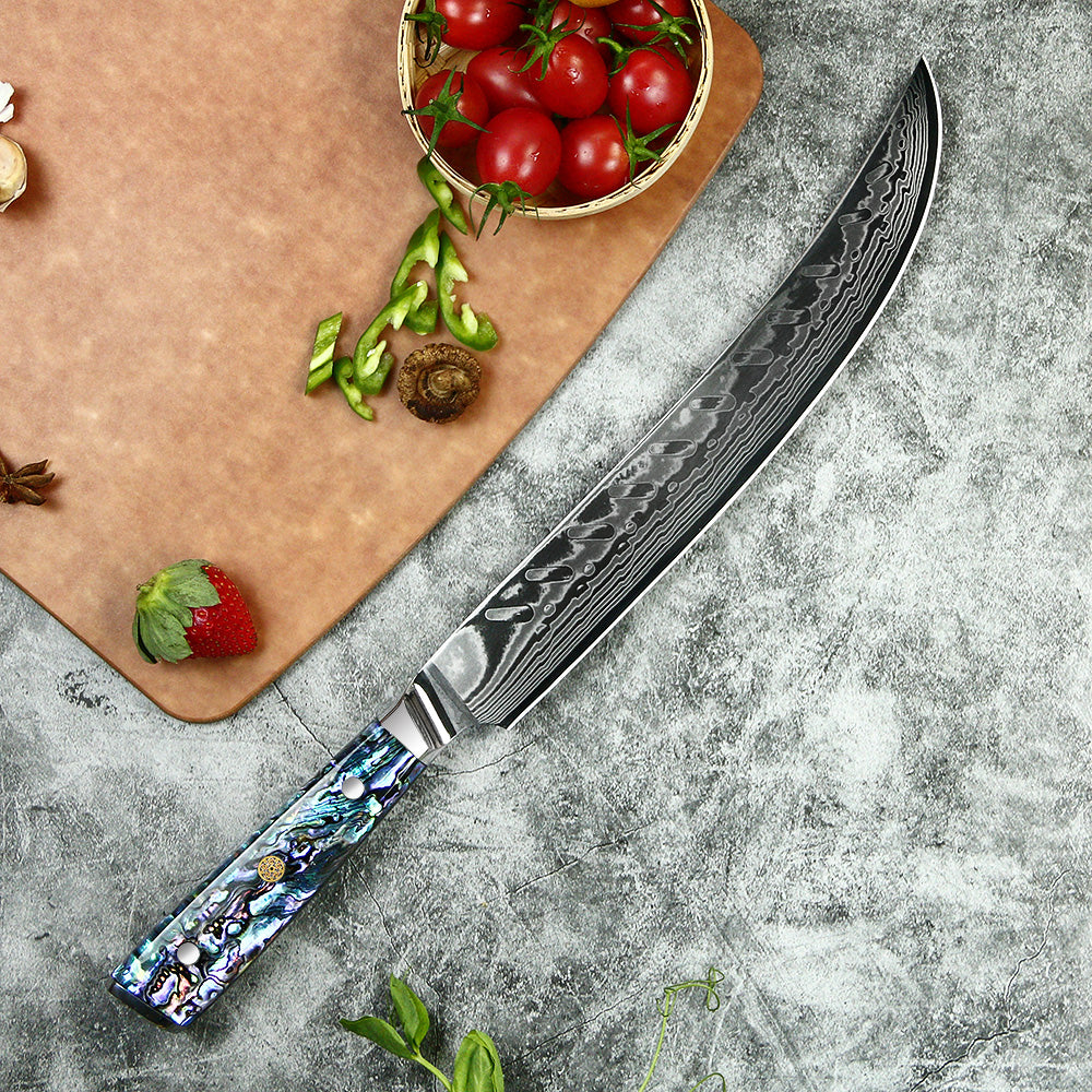 Despostador Patagón Damasco 67 capas 26 cm NÁCAR Cuchillos Mundo