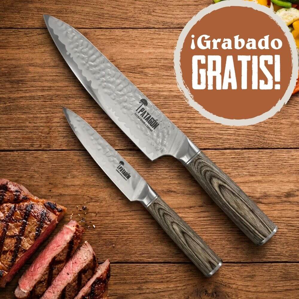 Set cuchillos parrilleros PATAGÓN - VIVA EL ASADO