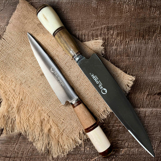 SET 2 cuchillos hermanos gaucho premium EL OMBU