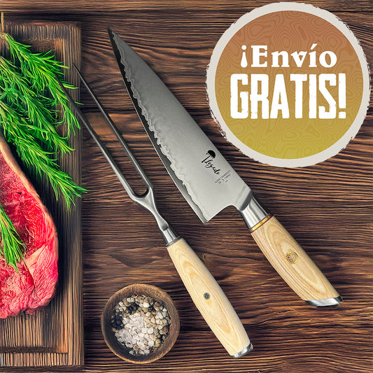 Set Parrillero Premium LEGADO con funda madera gratis