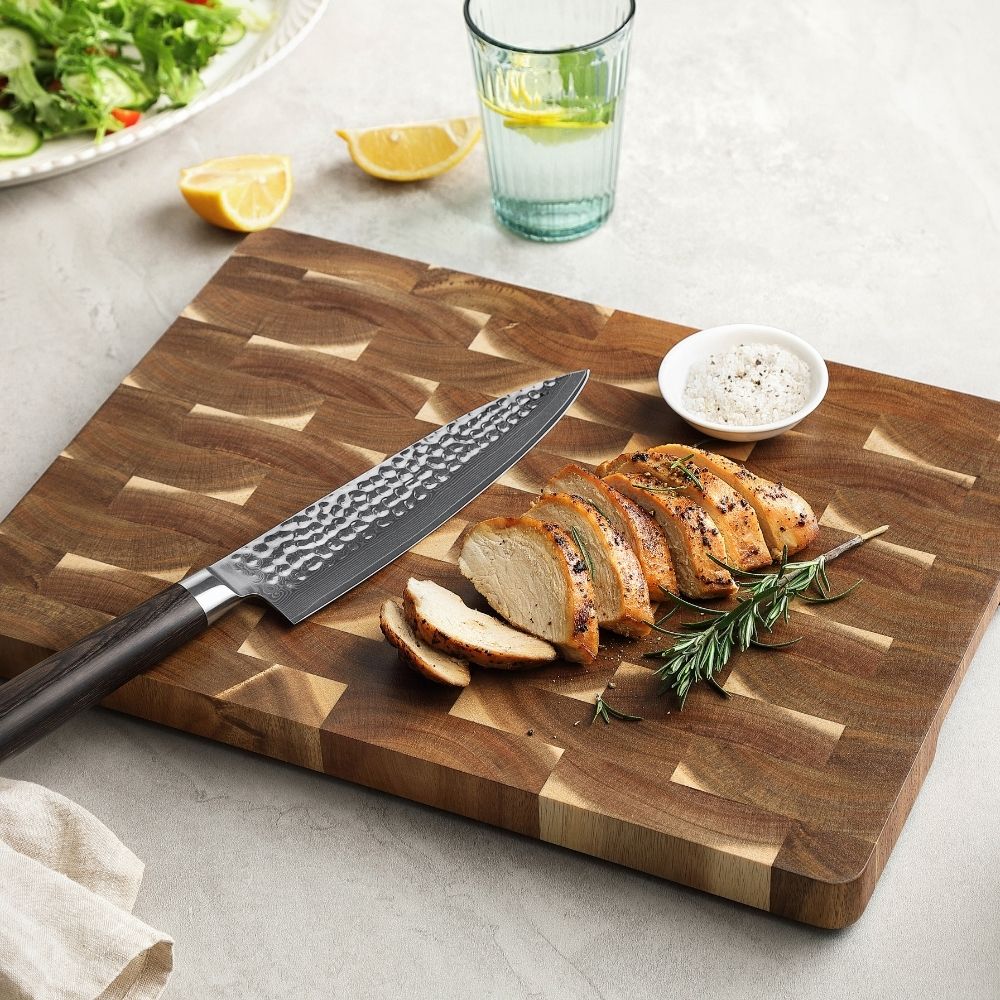 Tabla de Cocina "Endgrain" 40x28x2,5 cm Acacio (7994732511334)