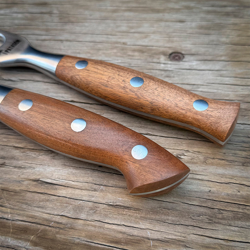 Set parrillero Cuchillo + Tenedor - PELLÍN - Cuchillos Mundo Patagon