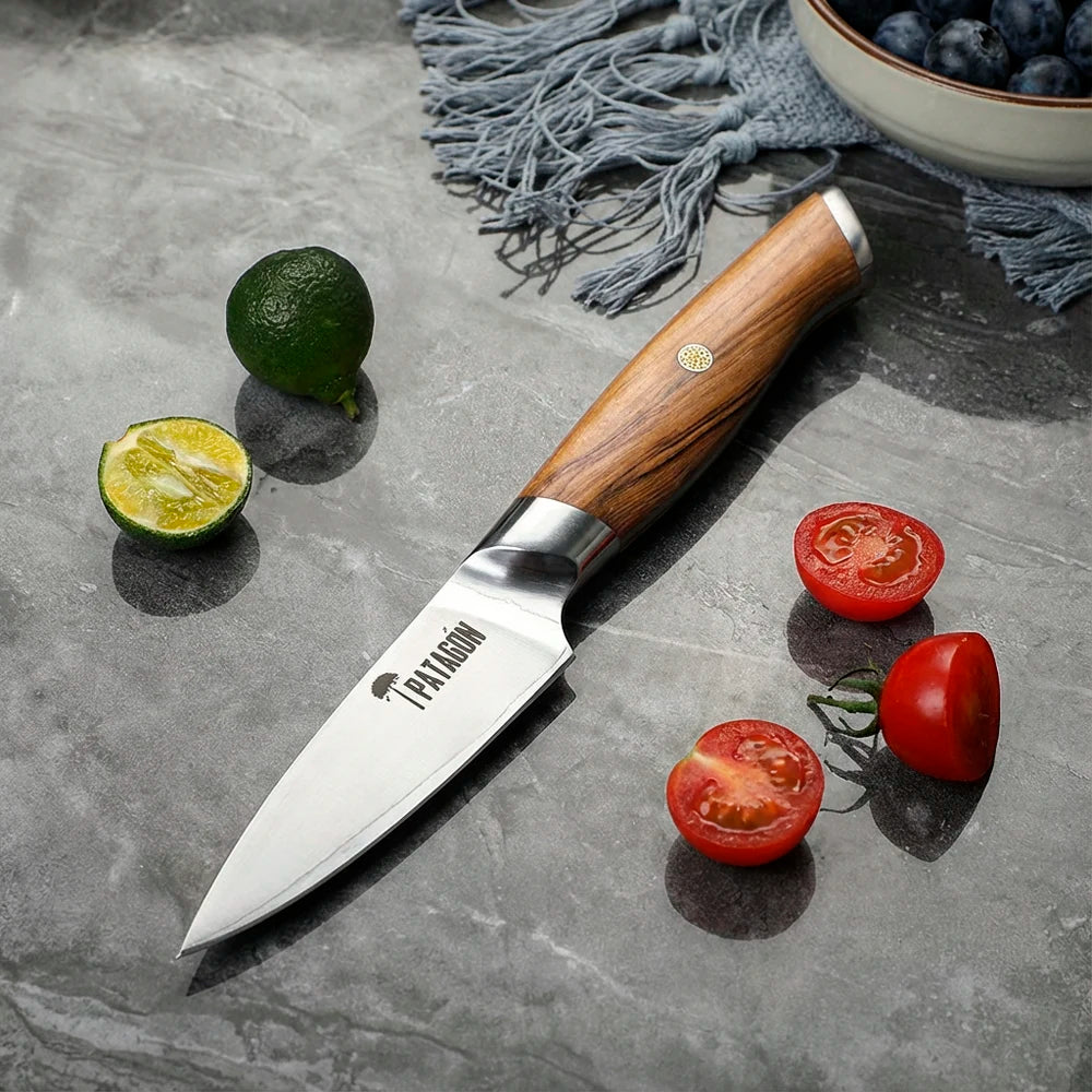 Cuchillo puntilla Acero Revestido 3 capas hoja 10 cm - HUEMUL