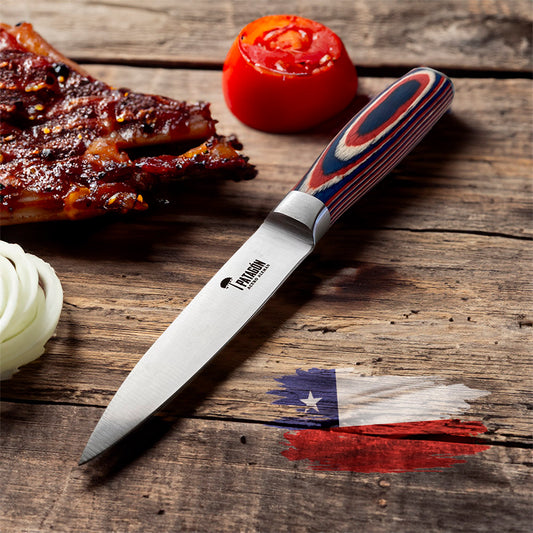 VIVA CHILE! - Cuchillo puntilla Acero Alemán Hoja 10 cm PATAGÓN