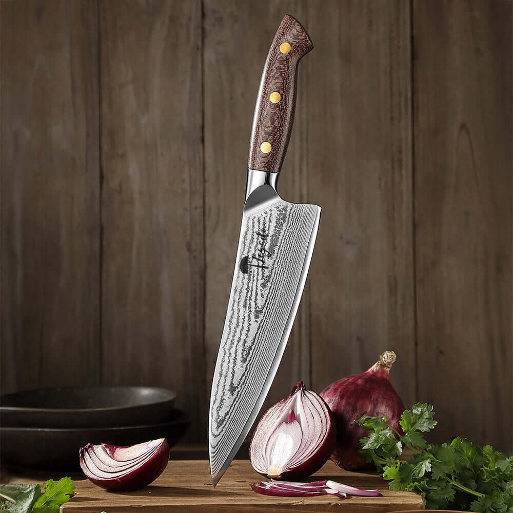 ARCILLA - Cuchillo Chef Damasco 67 capas hoja 20 cm LEGADO (7652521672806)