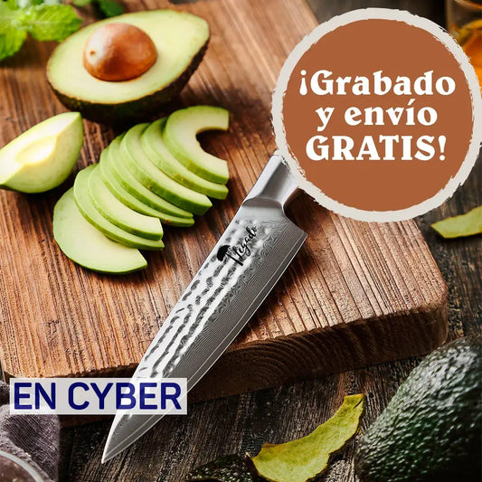 APELLINADO - Cuchillo Utilitario Damasco 73 hoja 13 cm capas LEGADO