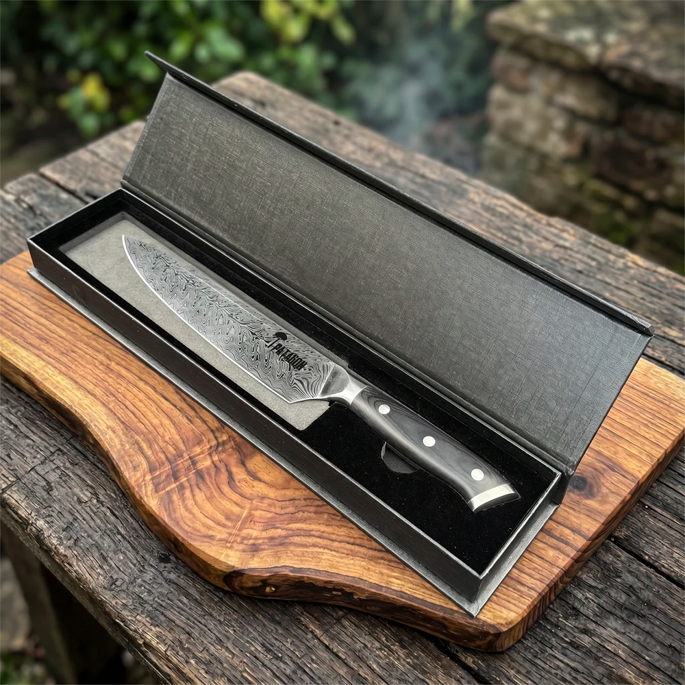 Cuchillo de asado hoja 20 cm PATAGÓN - CARBONO TRUCHA