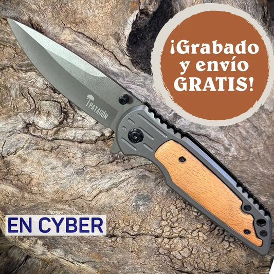 CENIZA - Cortapluma Acero Inox Revestido PATAGÓN