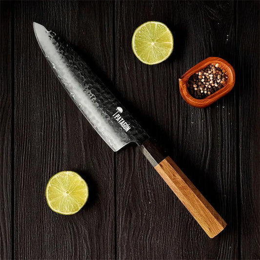 Cuchillo Chef Acero 3 capas AUS Acero Alto Carbono PATAGÓN