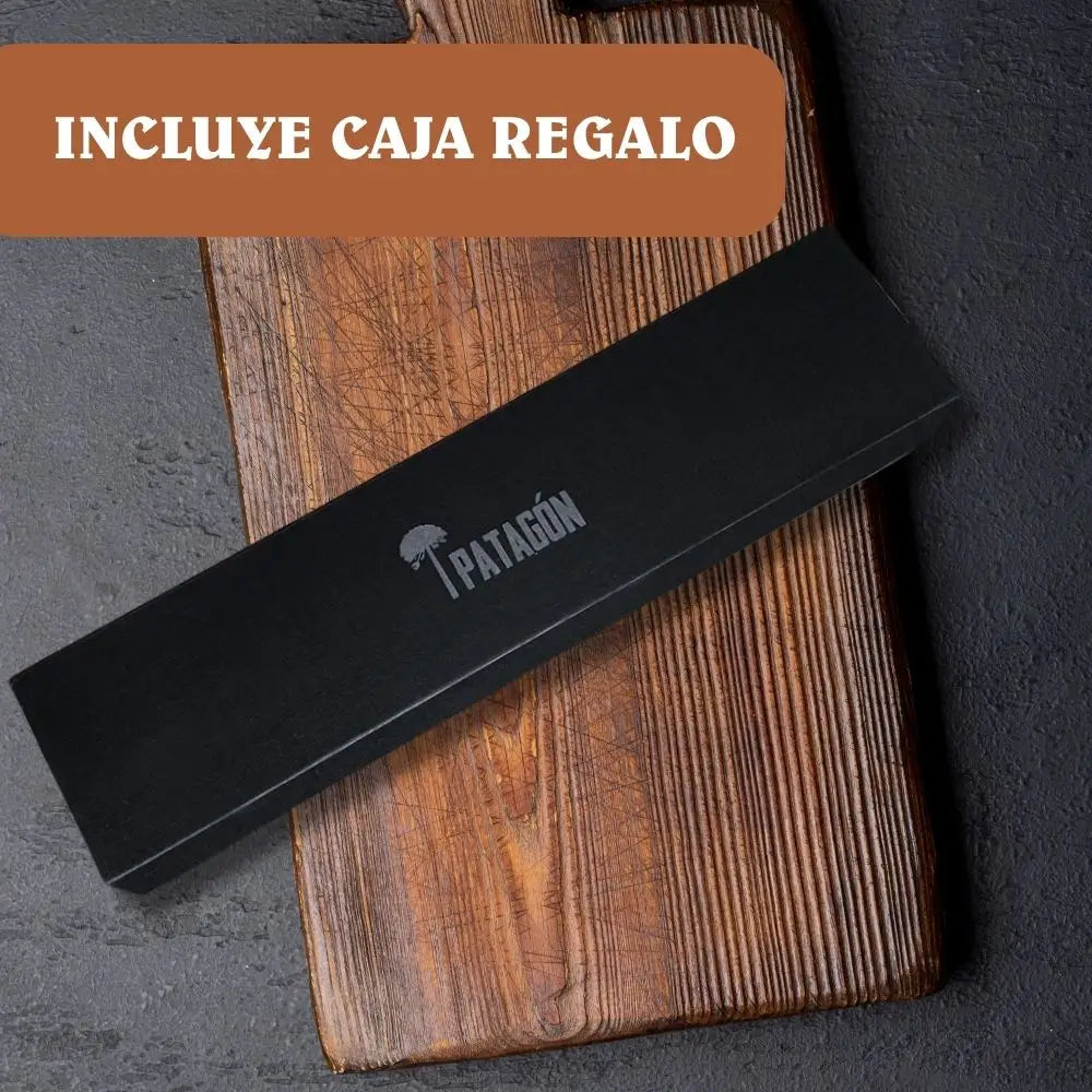 Cuchillo Kiritsuke Acero Al Carbono hoja 22 cm PATAGÓN - HIBRIDO