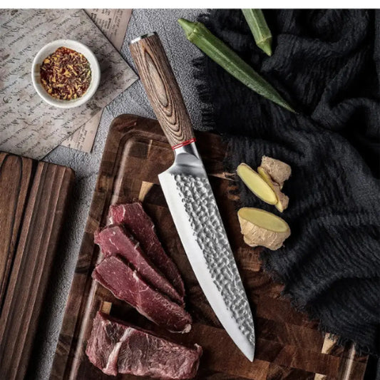 Cuchillo Parrillero Acero Alemán 3 capas hoja 20 PATAGÓN - VIVA EL ASADO