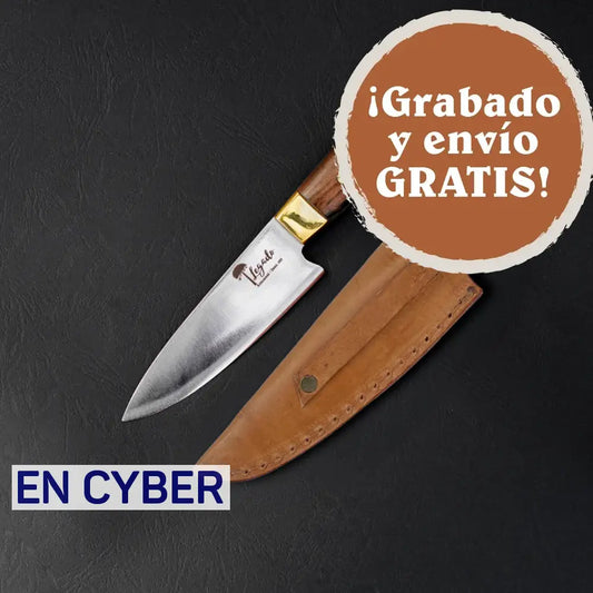 Cuchillo Puntero Artesanal hoja 13 cm Acero Inox. 420 LEGADO - HALCÓN AUSTRAL