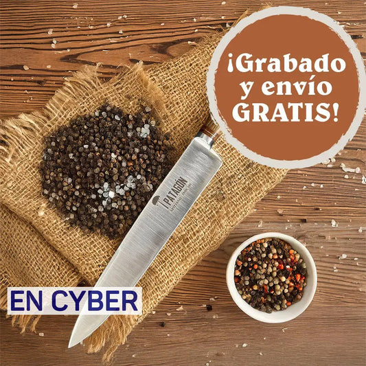 GAUCHO - Cuchillo Verijero Artesanal hoja 20 cm PATAGÓN