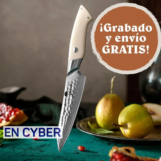 NEVADO Bajo - Cuchillo Utilitario Damasco 67 capas hoja 13 cm LEGADO