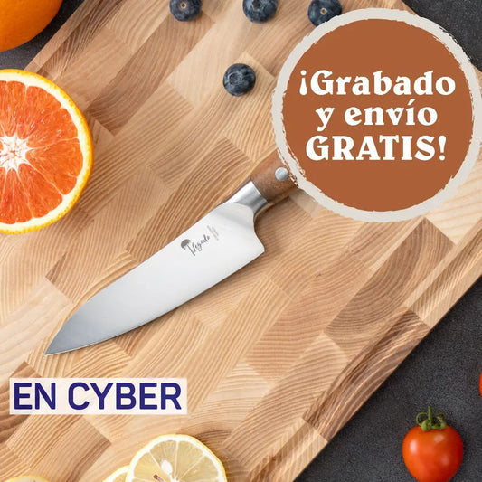 PELLÍN - Cuchillo Utilitario Acero Alemán Premium Hoja 13 cm LEGADO Con caja regalo