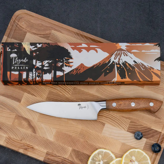 PELLÍN - Cuchillo Utilitario Acero Alemán Premium Hoja 13 cm LEGADO Con caja regalo