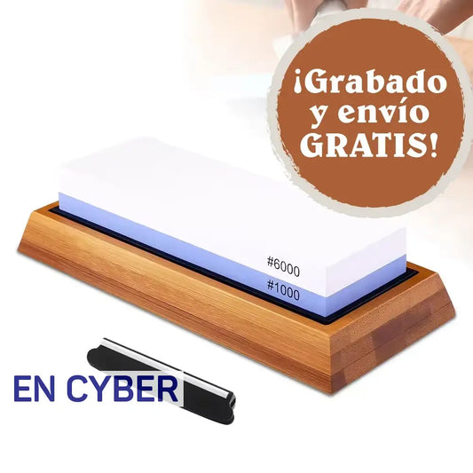 Piedra de afilar Wet grano 1000 y 3000