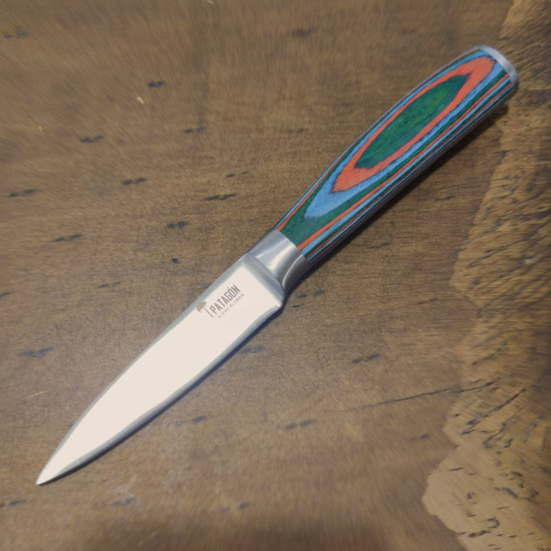 Cuchillo Puntilla Patagón Acero Alemán Hoja 10 cm